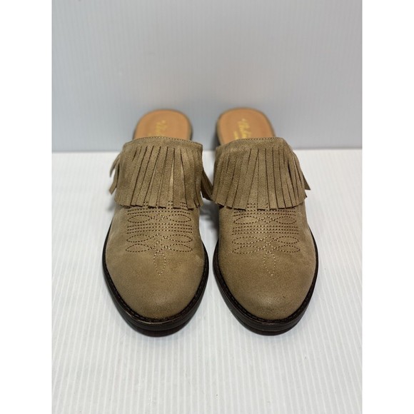 Ariat Unbridled Women's Shirley Fringe Mules - Sand, US 10 B / EUR 41.5 / UK 7.5 - Picture 6 of 9